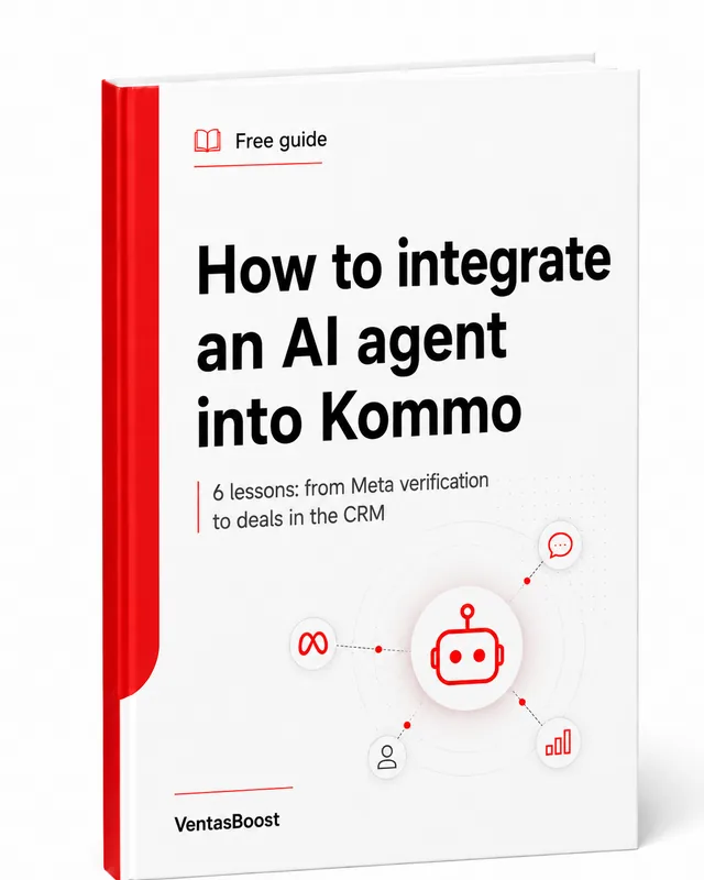 Guide cover: How to add an AI agent to Kommo